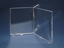 A selection of durable plastic table display stands for menus and to display offers or special notices.